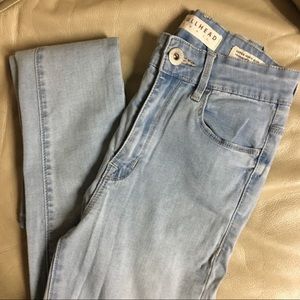 Super high rise jeans